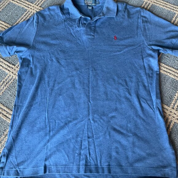 Polo Ralph Lauren Other - Vintage polo Ralph Lauren light blue polo T-shirt Large